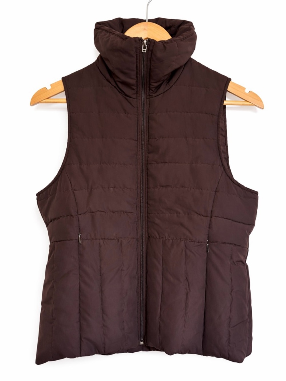 Kenneth Cole Reaction Brown Puffer Vest Down Blend Small